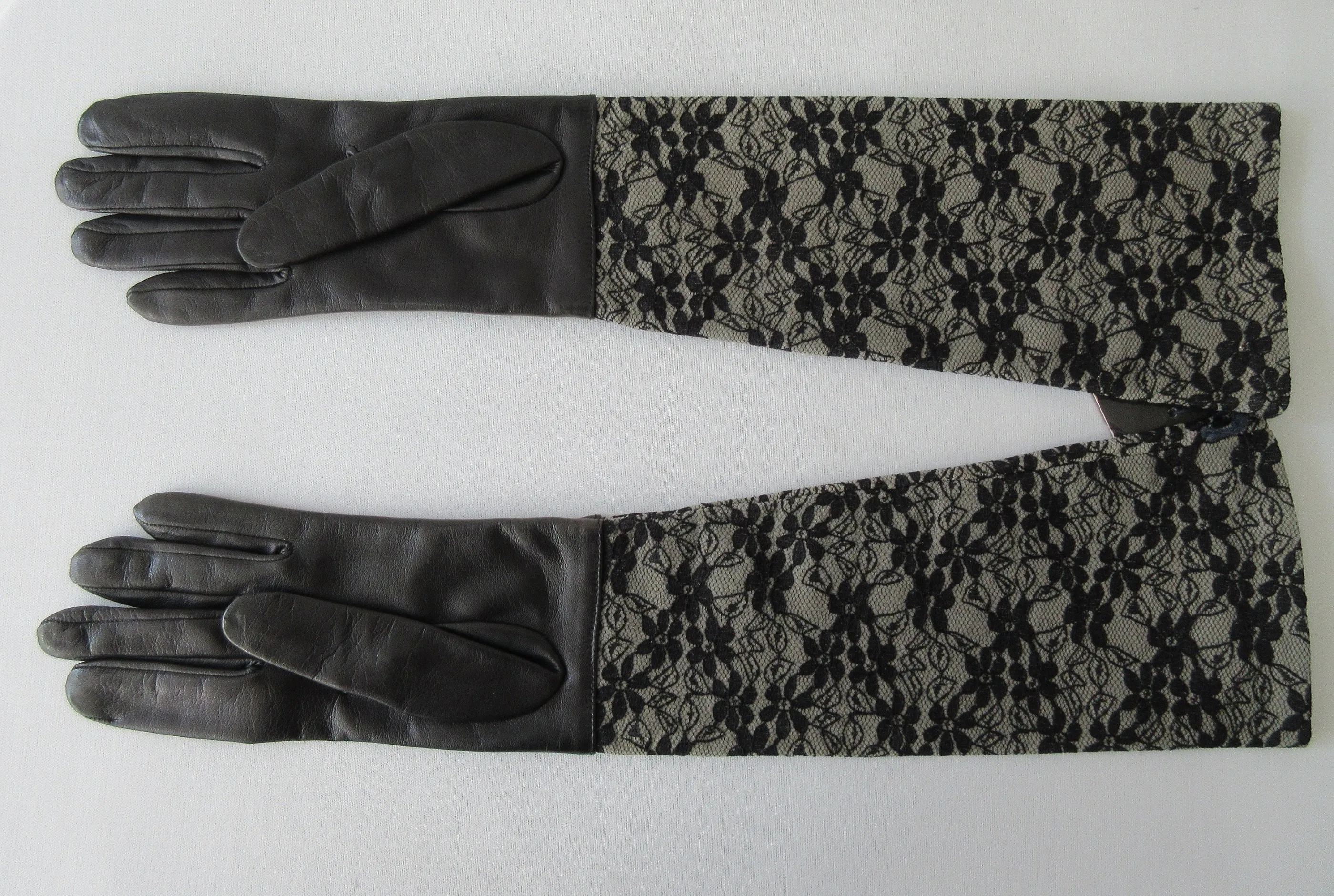 20G01 -Gala Gloves Long Lace Gloves Elbow Length