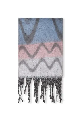 Abstract Blue Scarf