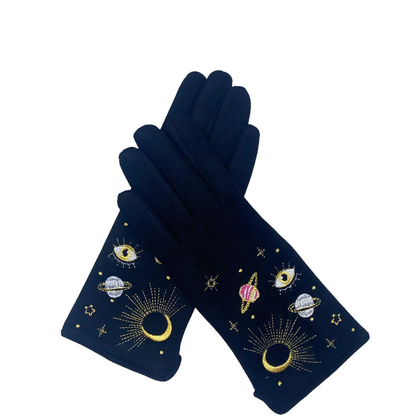 After Dark Embroidered Gloves