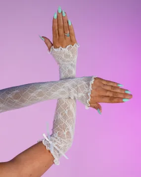 All In Lace Elbow Gloves (Pair)