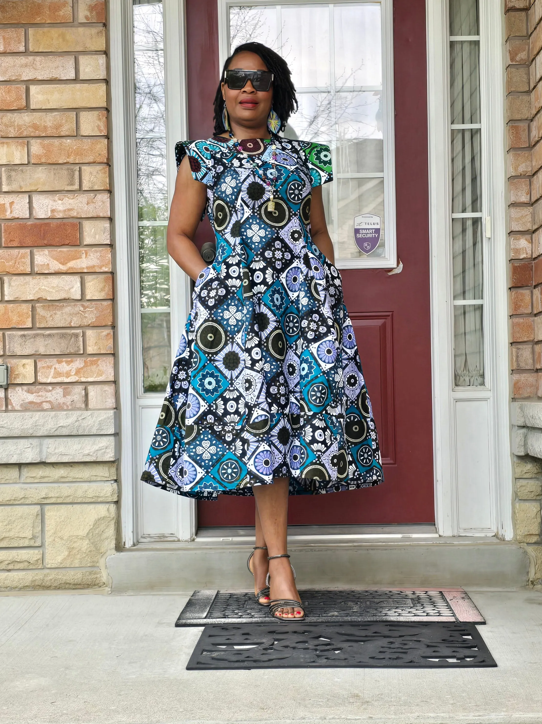 Ankara Midi Dress