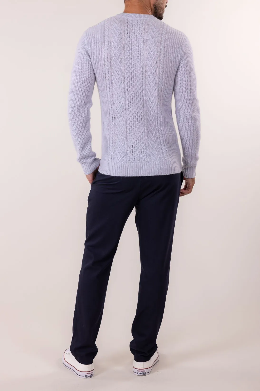 ARAN CABLE CREWNECK