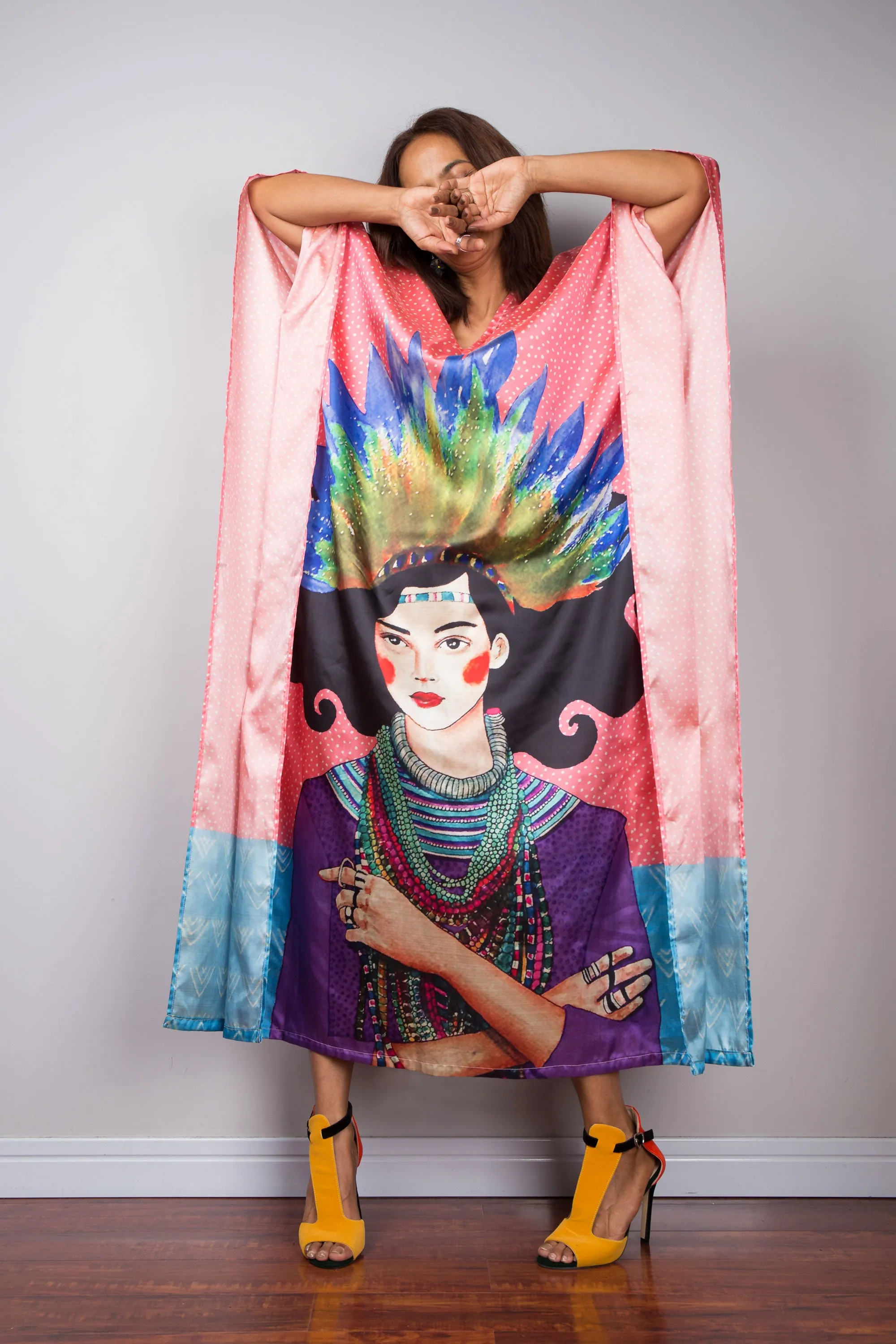 Beach kaftan dress