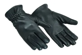 Black Leather Deerskin Unlined Glove