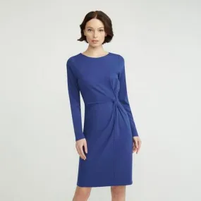 Blue Side Knot Dress