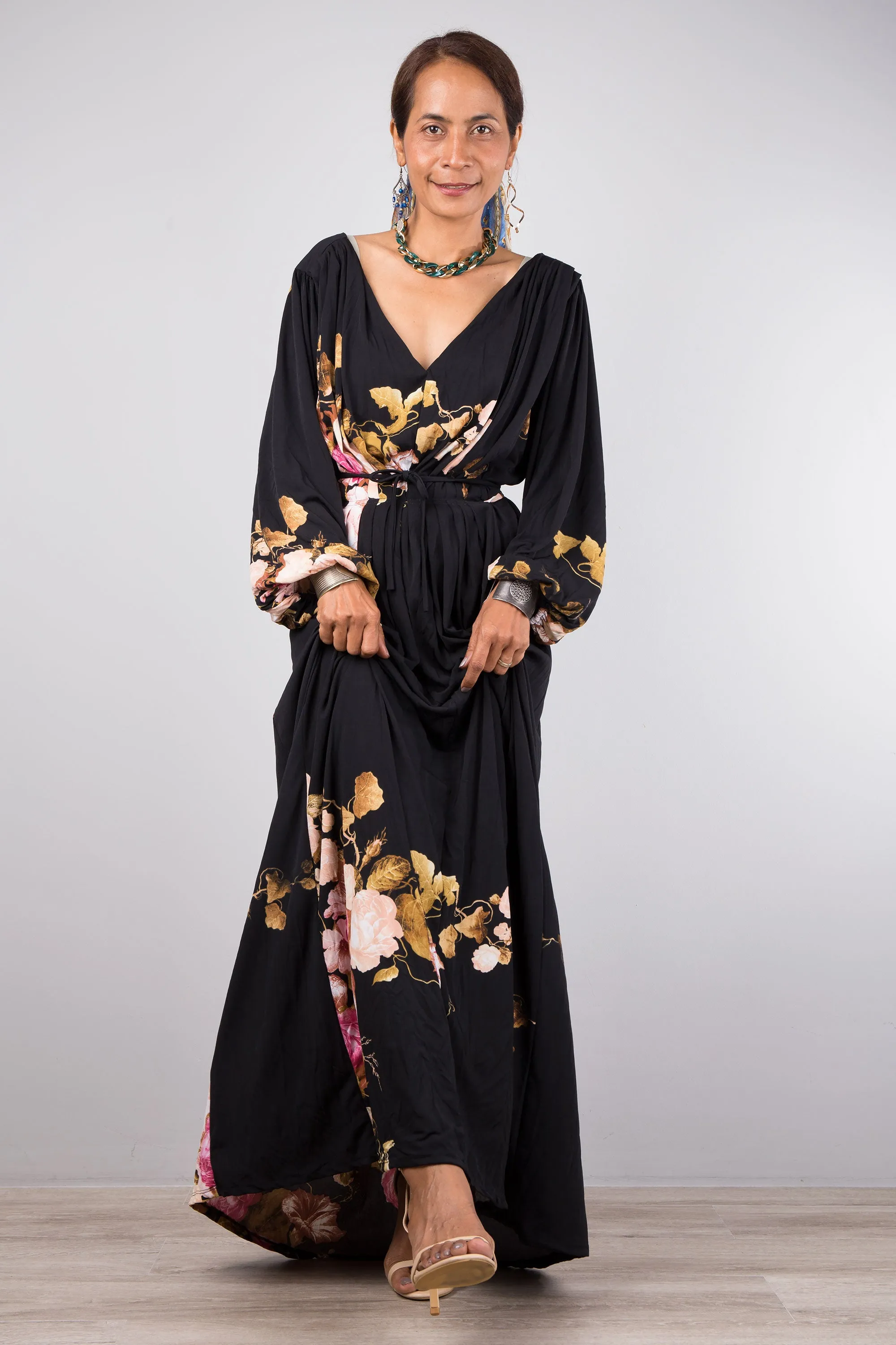 Boho chic maxi dress