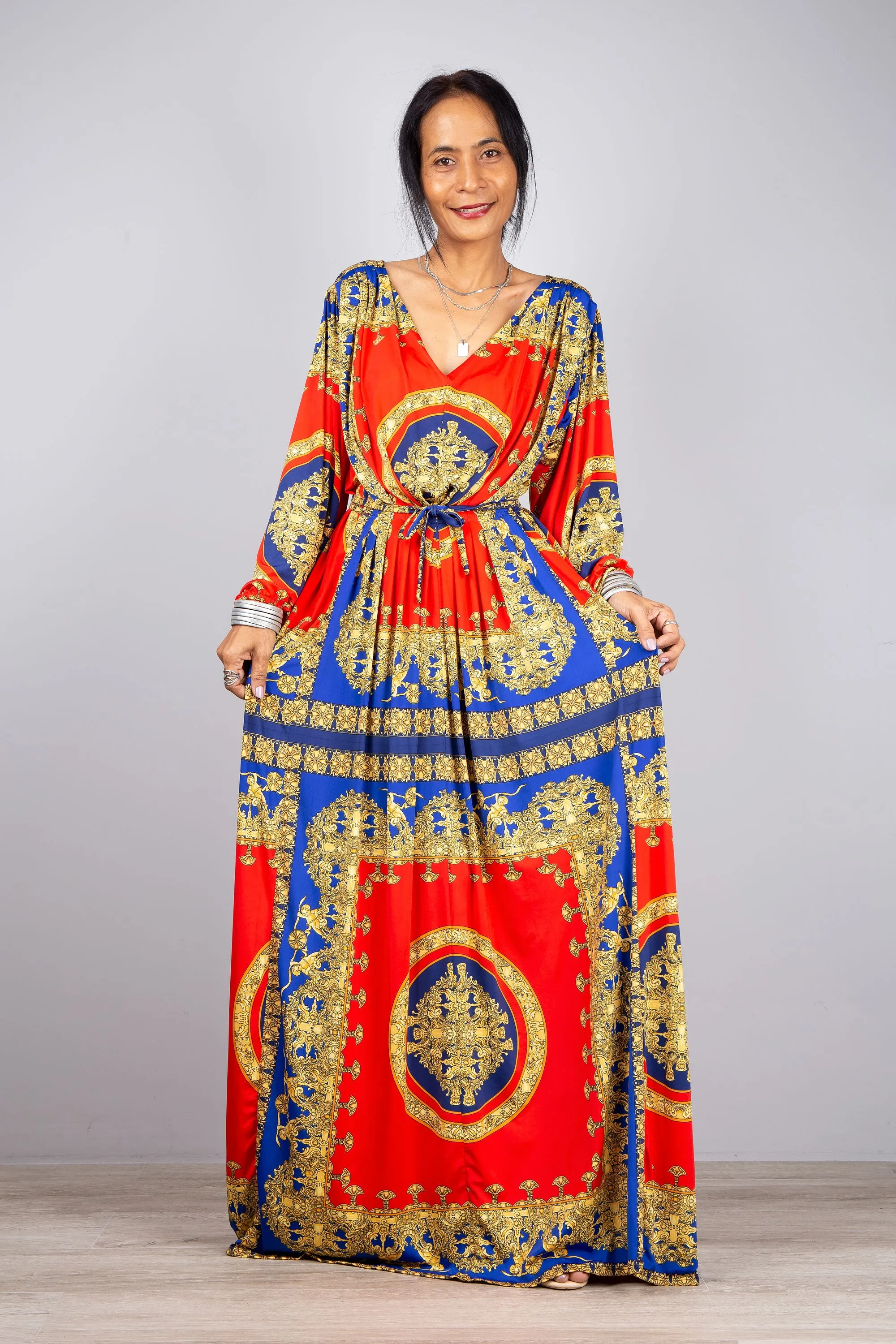 Boho chic maxi dress