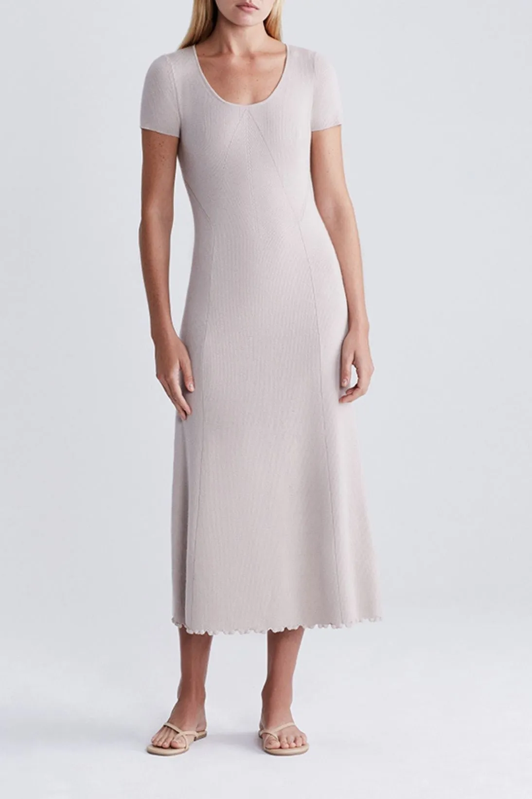 CASHMERE BEADED DRESS