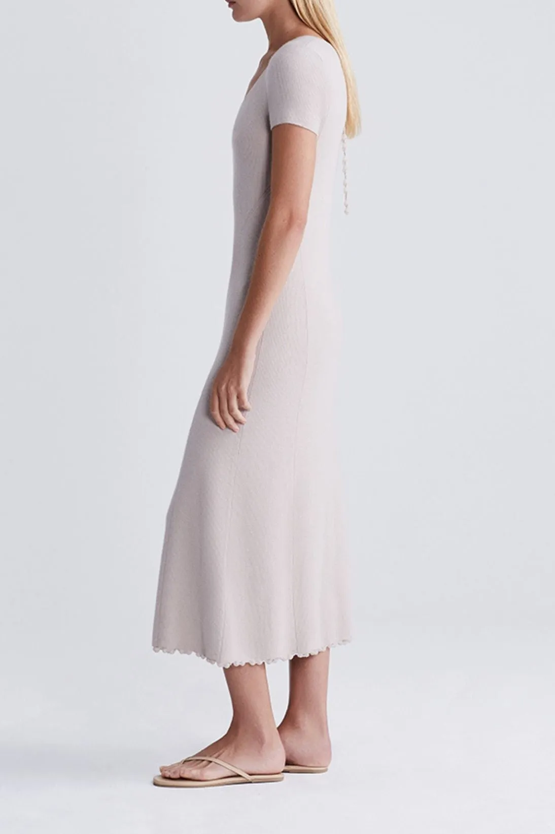 CASHMERE BEADED DRESS