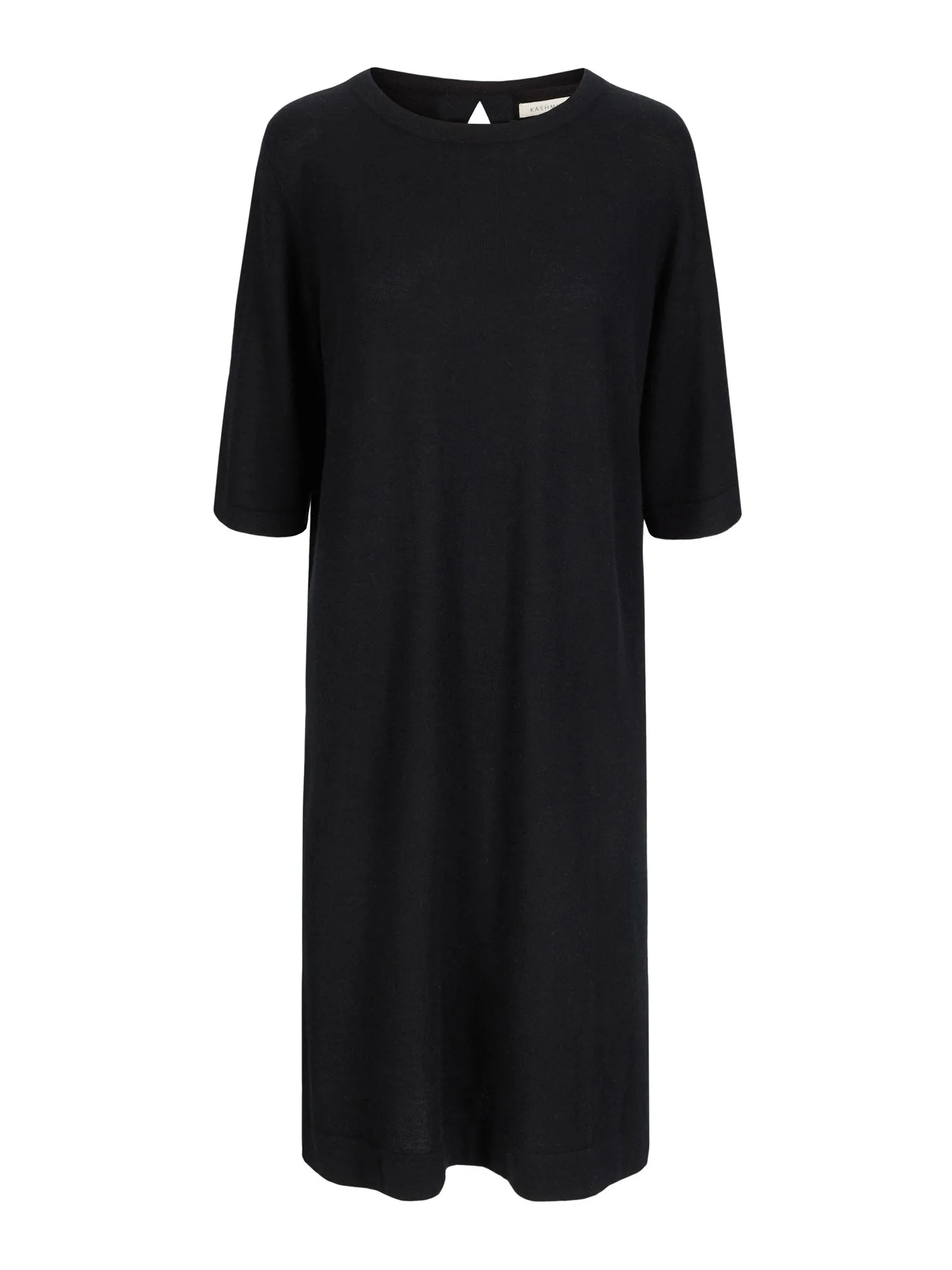 Cashmere dress "Air tunic"  - black