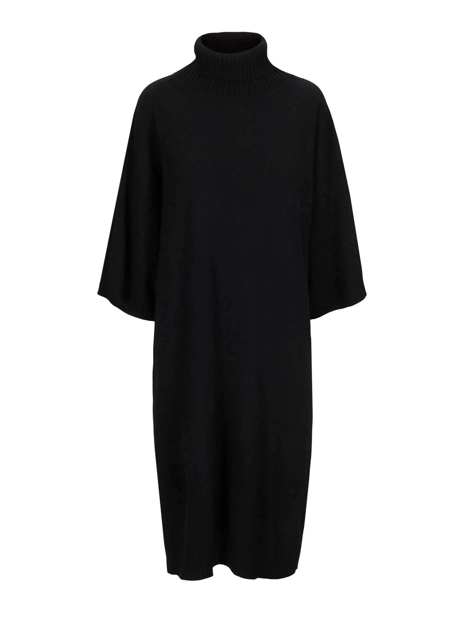 Cashmere dress "Breeze" - black