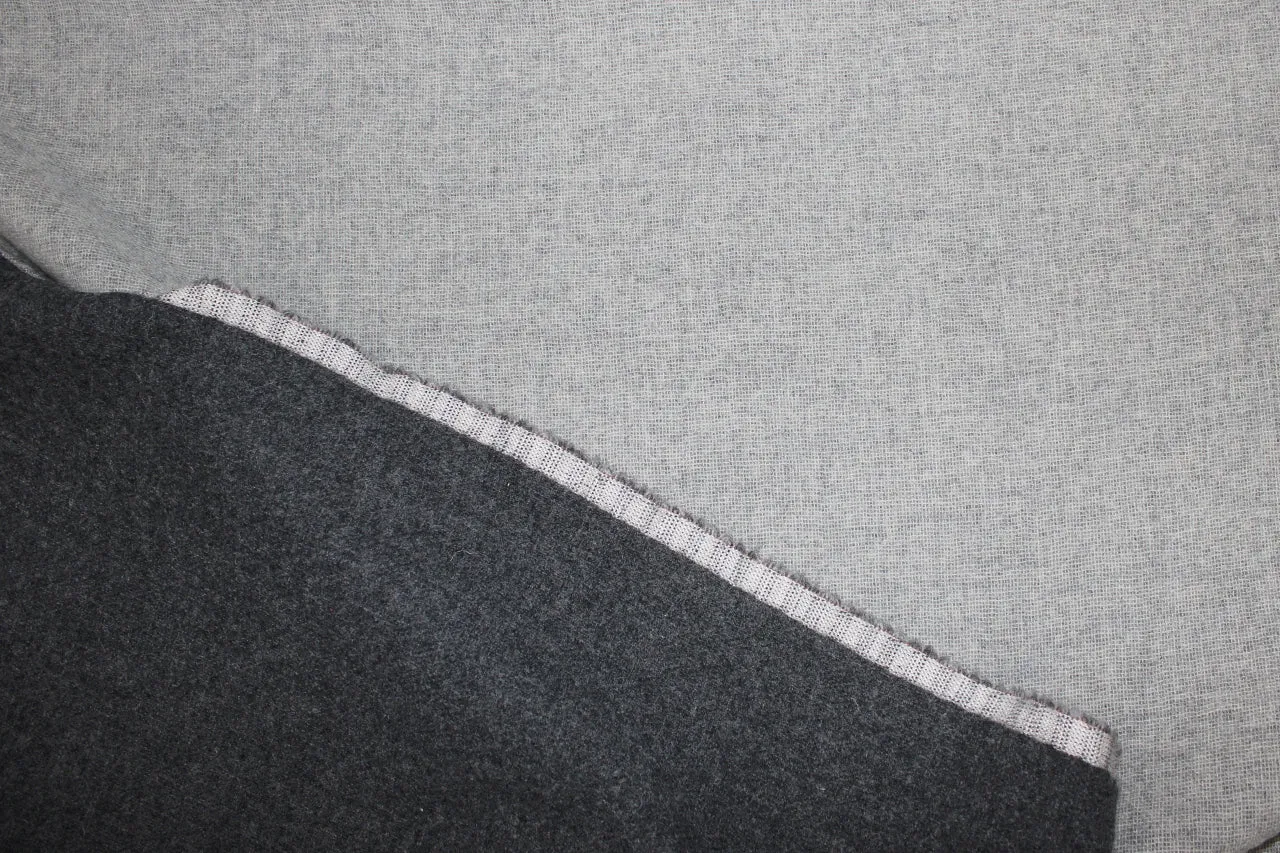 Cashmere Jersey Double Cloth - Grays