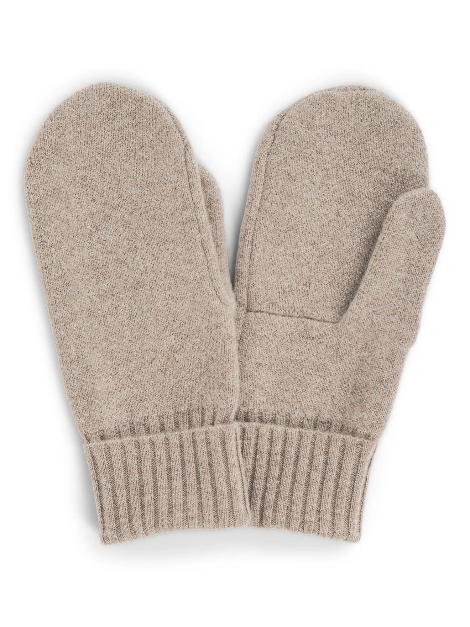 Cashmere mittens "Fryd" - toast