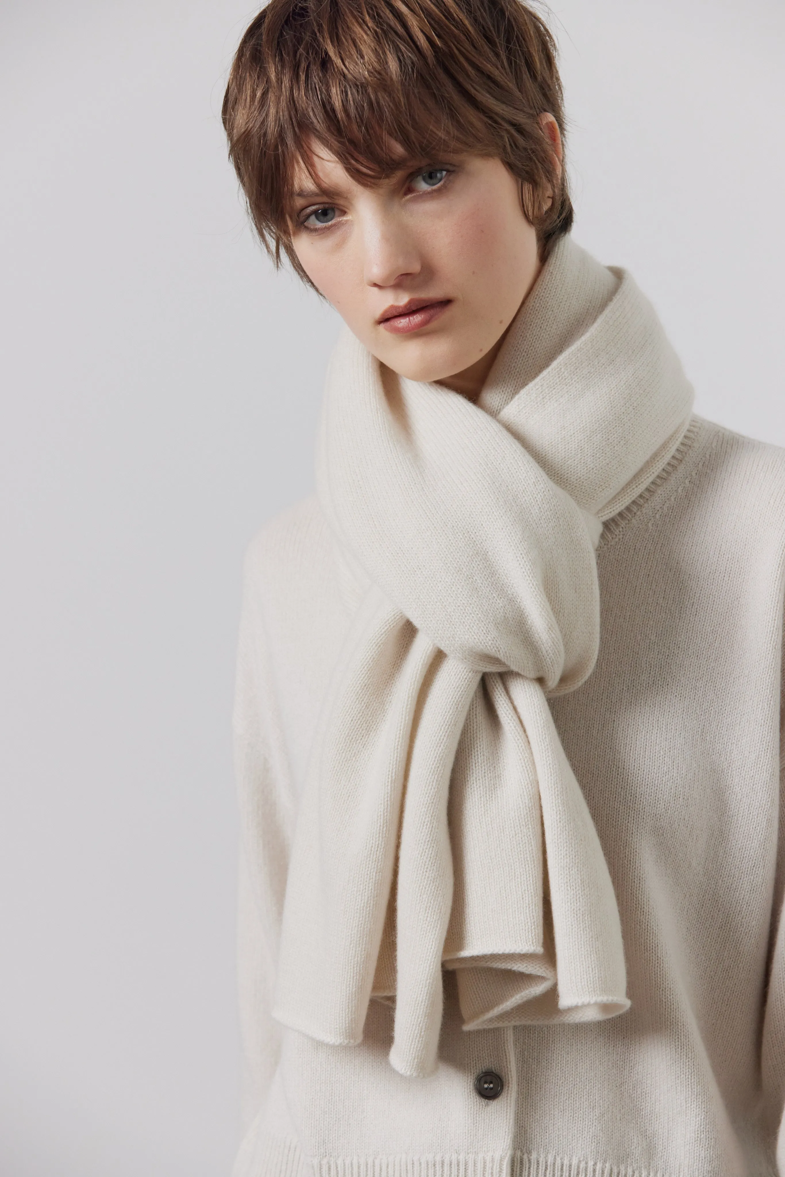 Cashmere Scarf - Putty