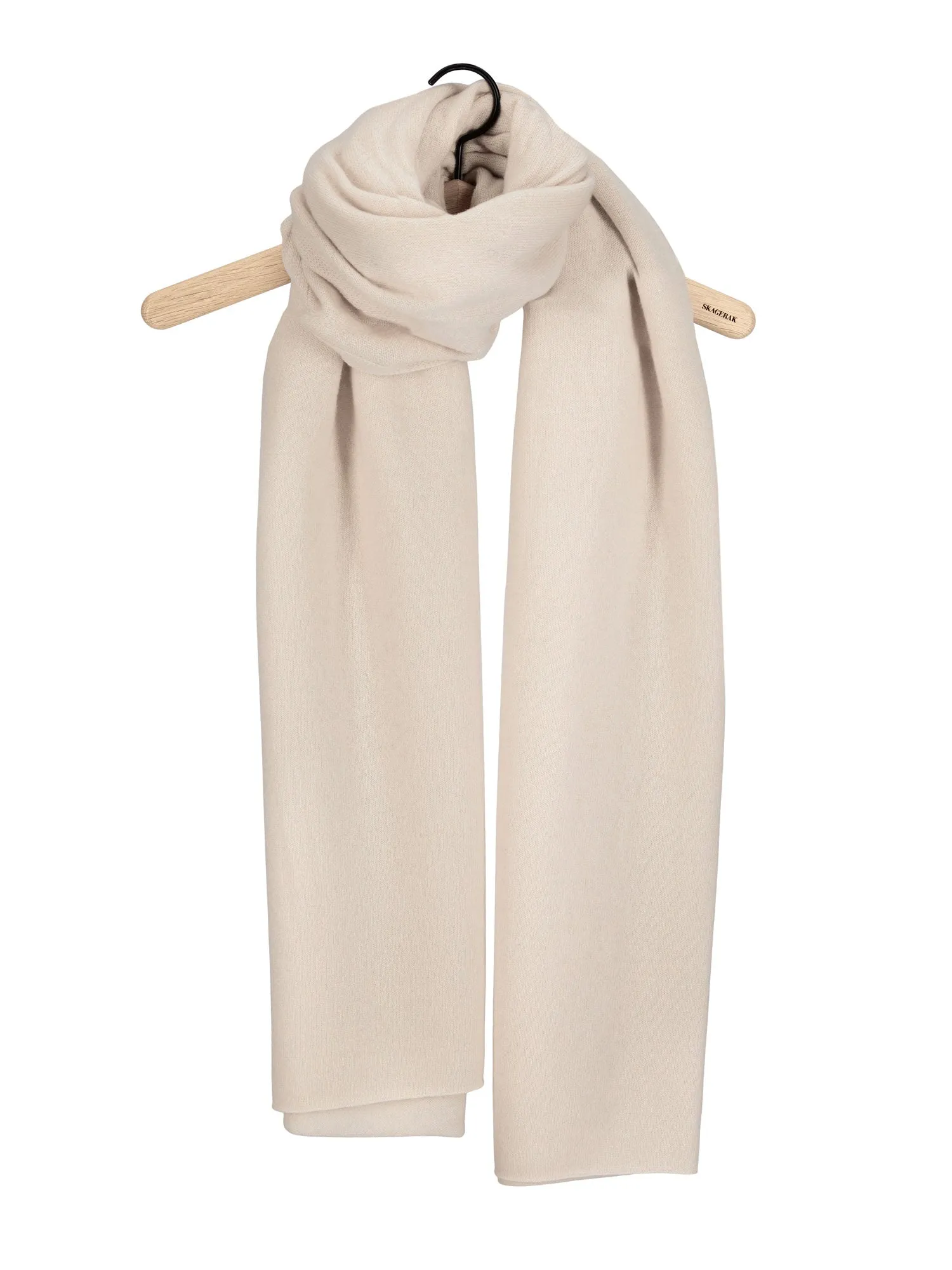 Cashmere scarf "Signature" - cream