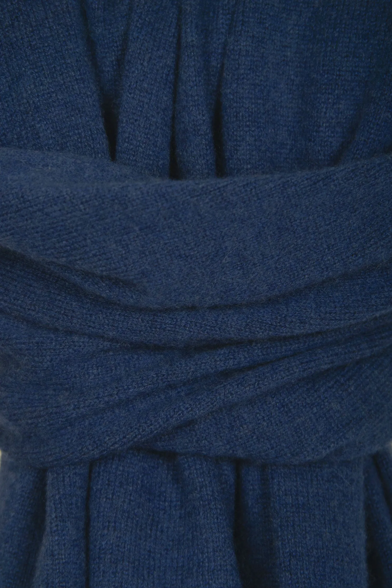 Cashmere scarf "Urban" - mountain blue