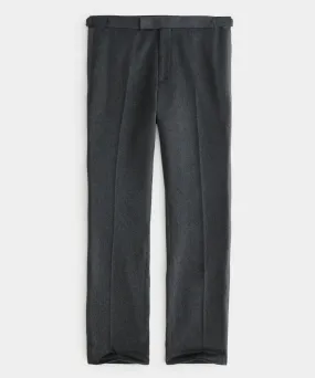 Cashmere Tuxedo Trouser in Grey