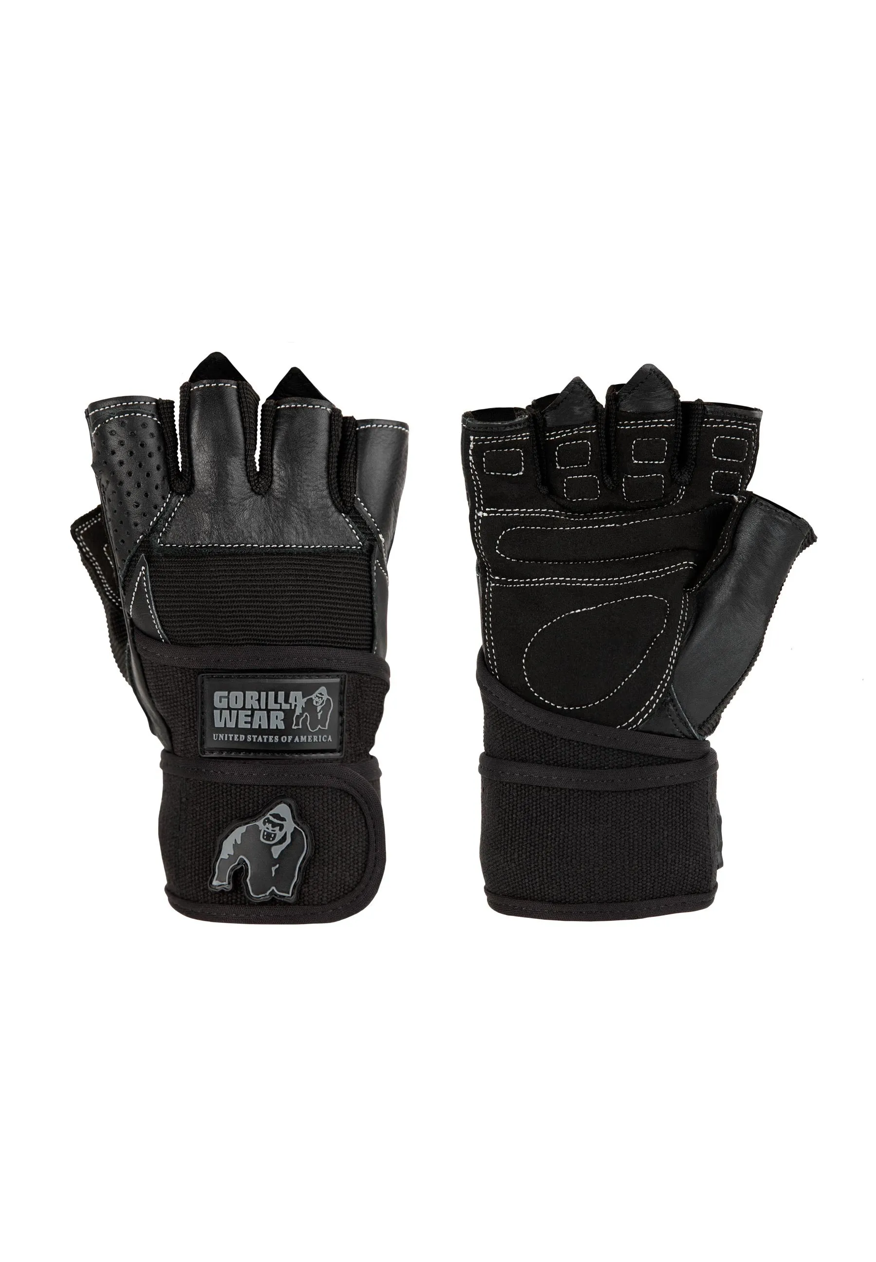 Dallas Wrist Wrap Gloves - Black