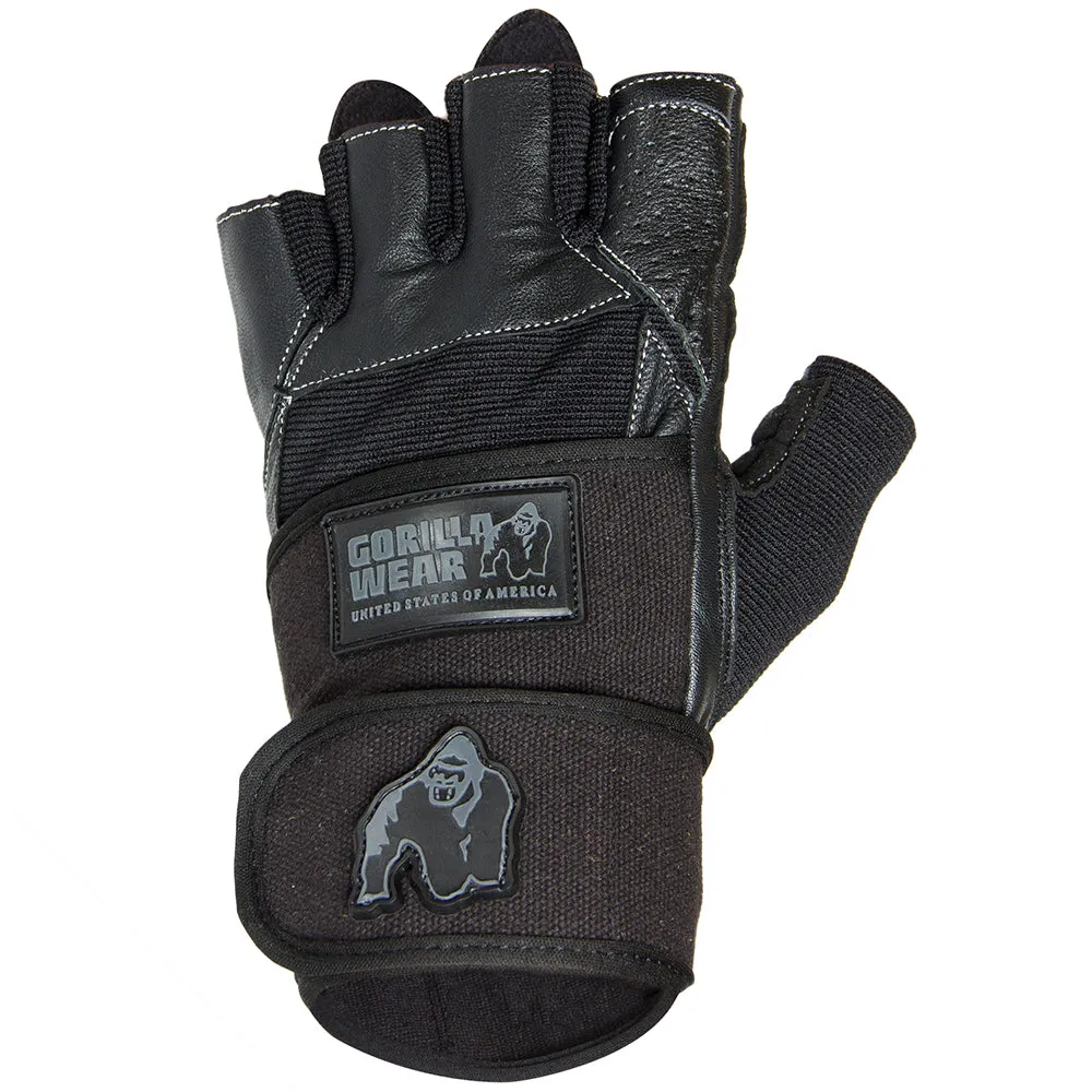 Dallas Wrist Wrap Gloves - Black