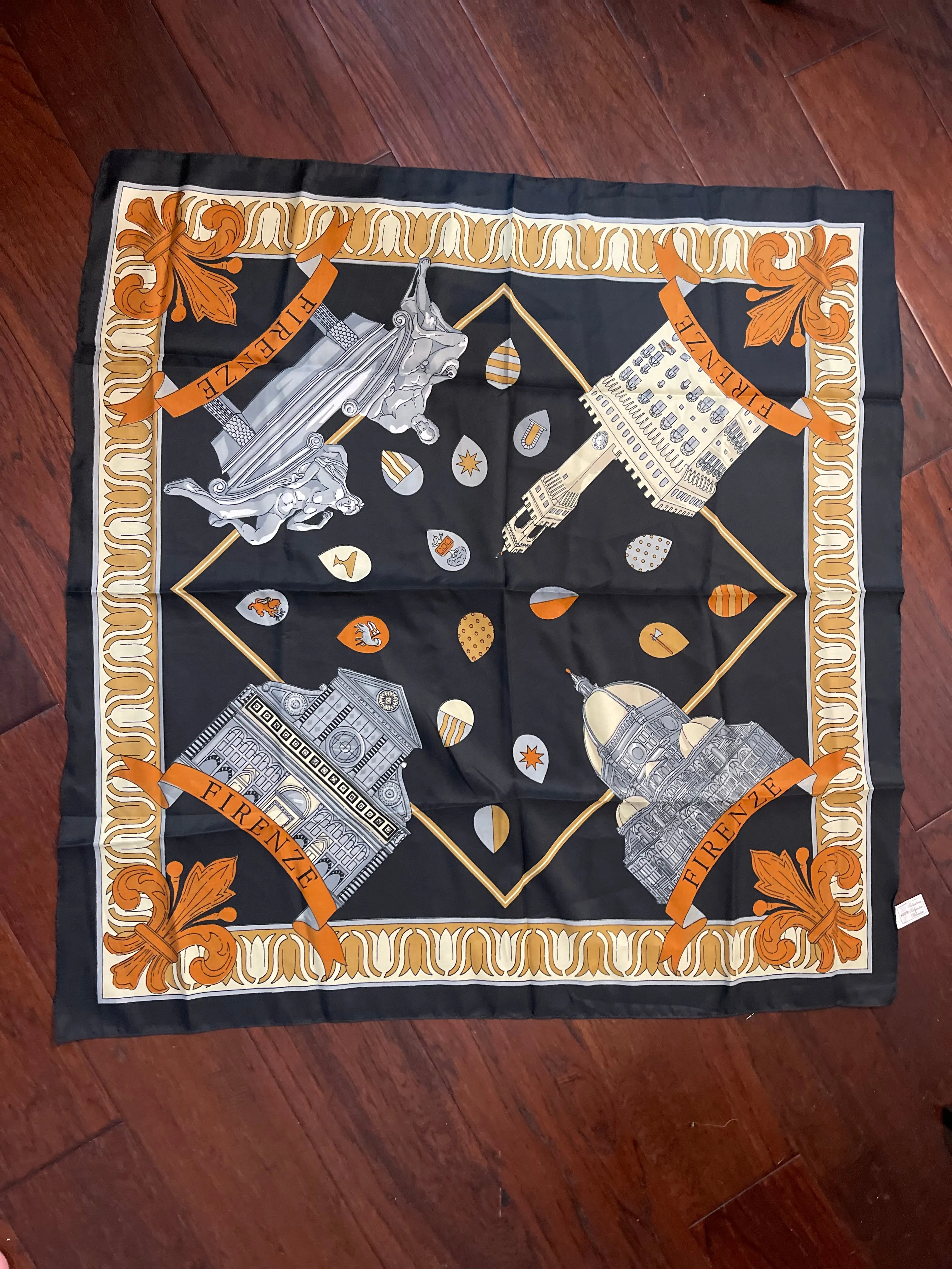 Designer, Vintage Firenze Scarf