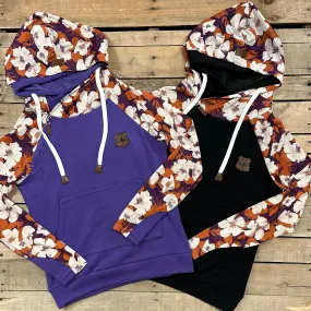 Fall Flower Sleeve Hoodie