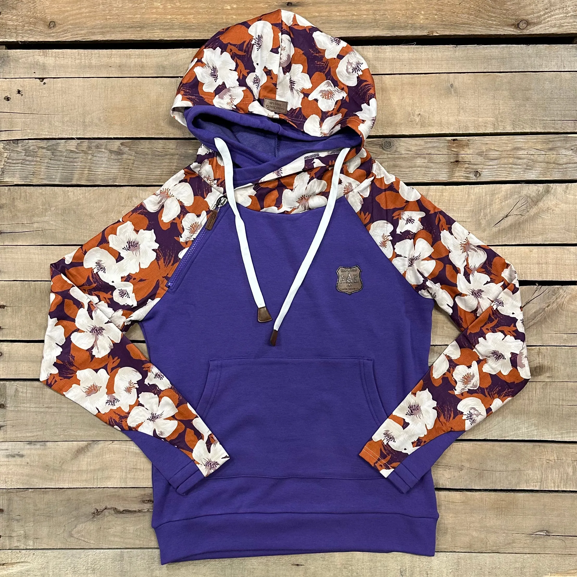 Fall Flower Sleeve Hoodie