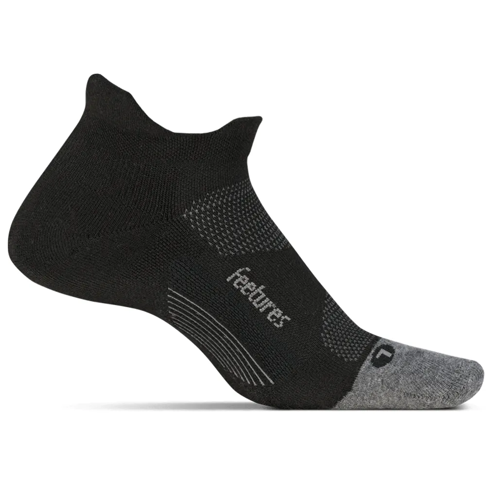 Feetures Elite Max Cushion No Show Tab Black