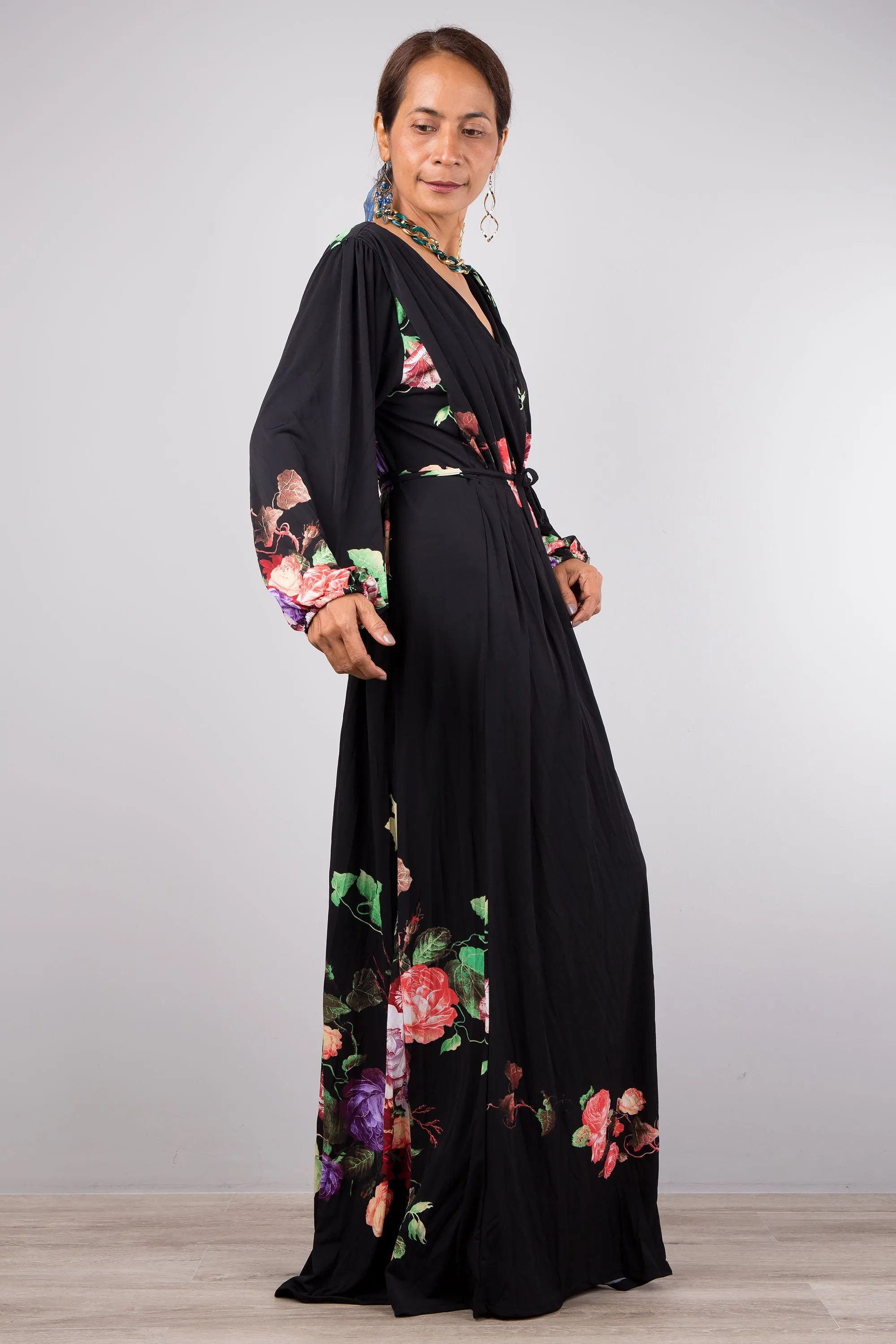 Floral maxi dress