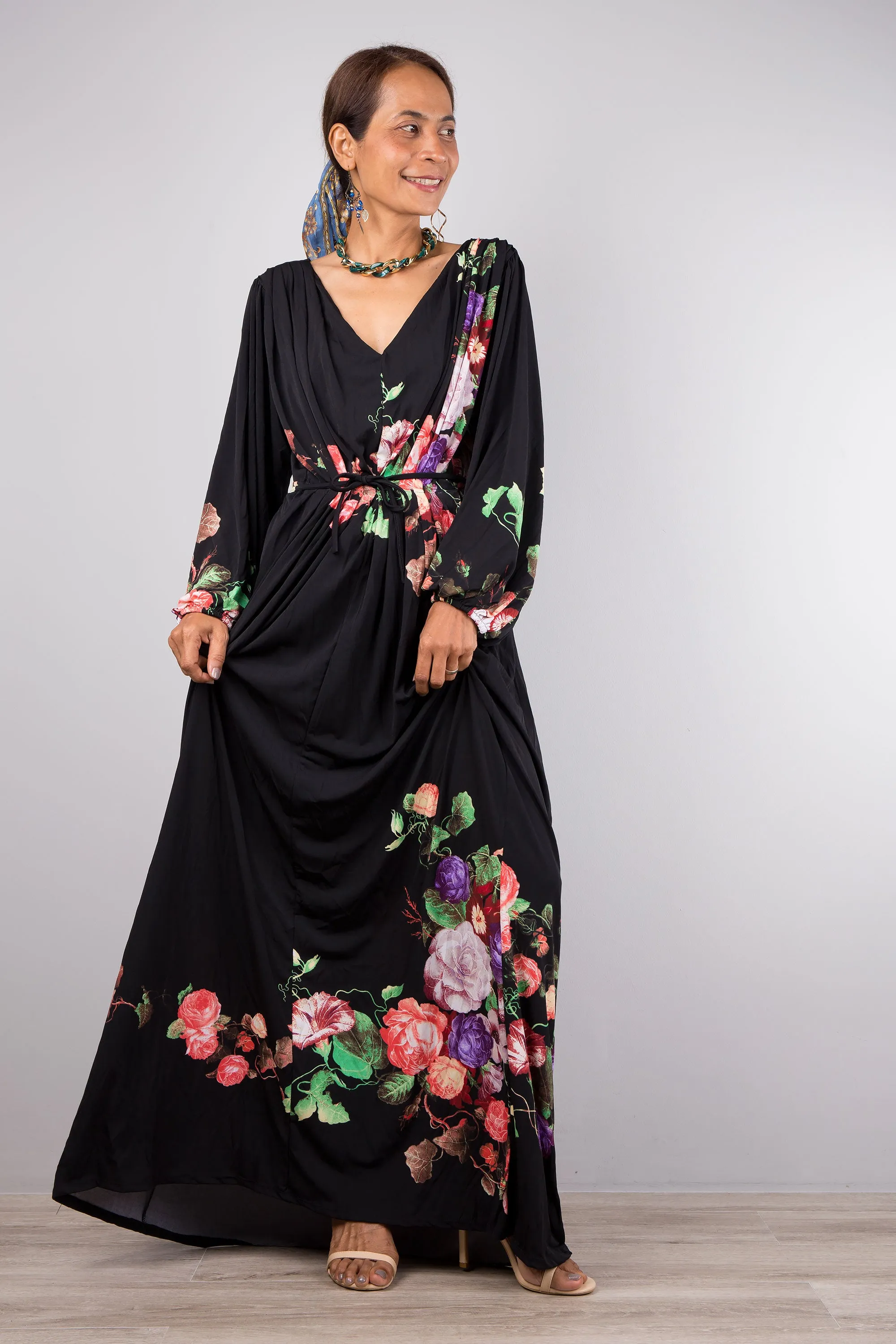 Floral maxi dress