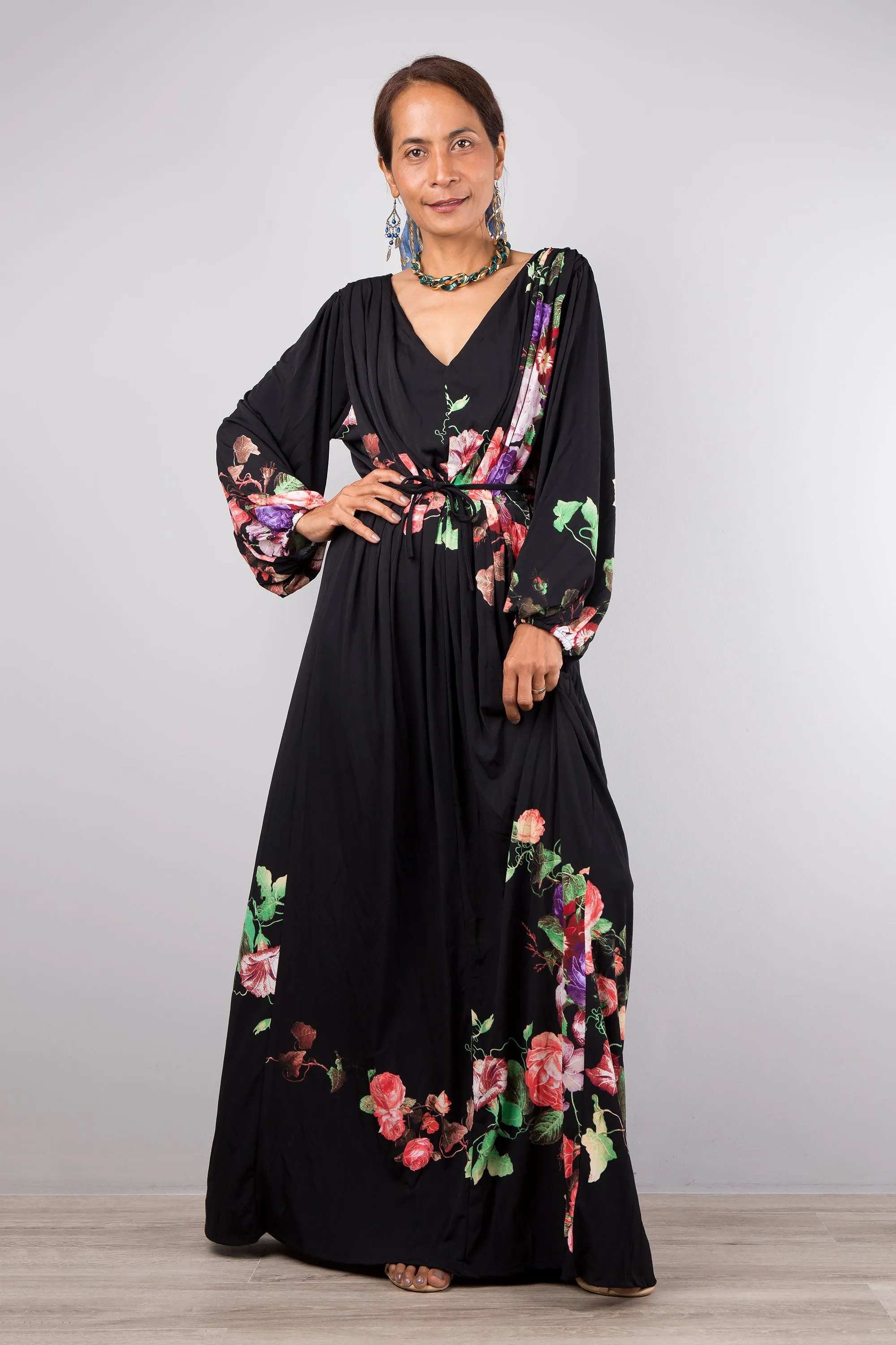 Floral maxi dress