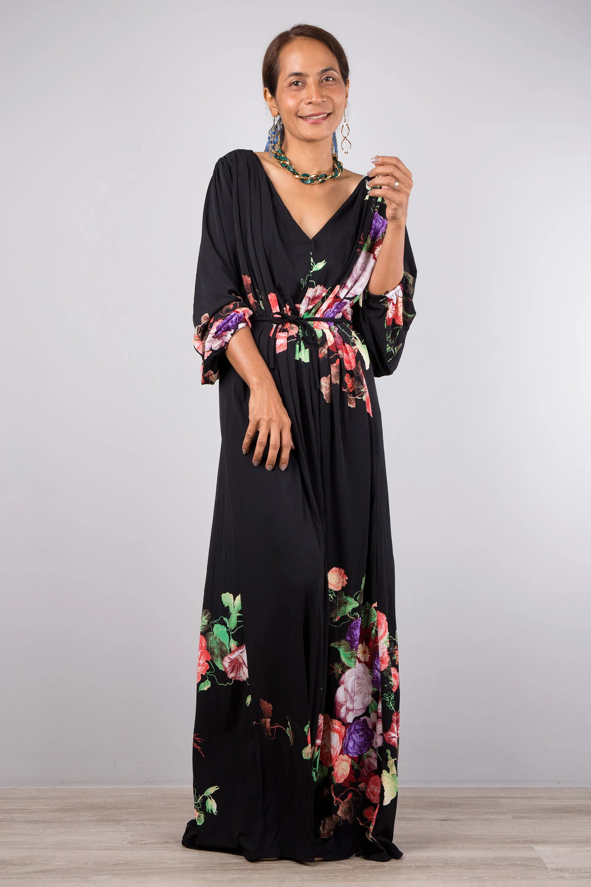 Floral maxi dress