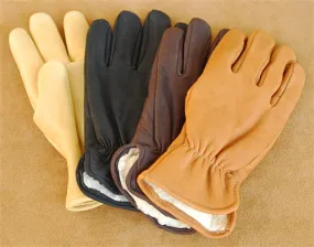 Geier Gloves 204ES LDP Pile Lined Winter Deerskin Driving Gloves (Made in USA)