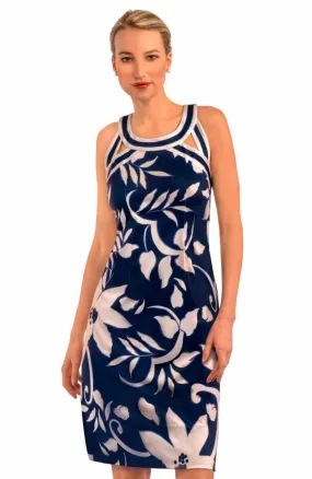 Gretchen Scott Isosceles - Full Bloom Dress - Navy*