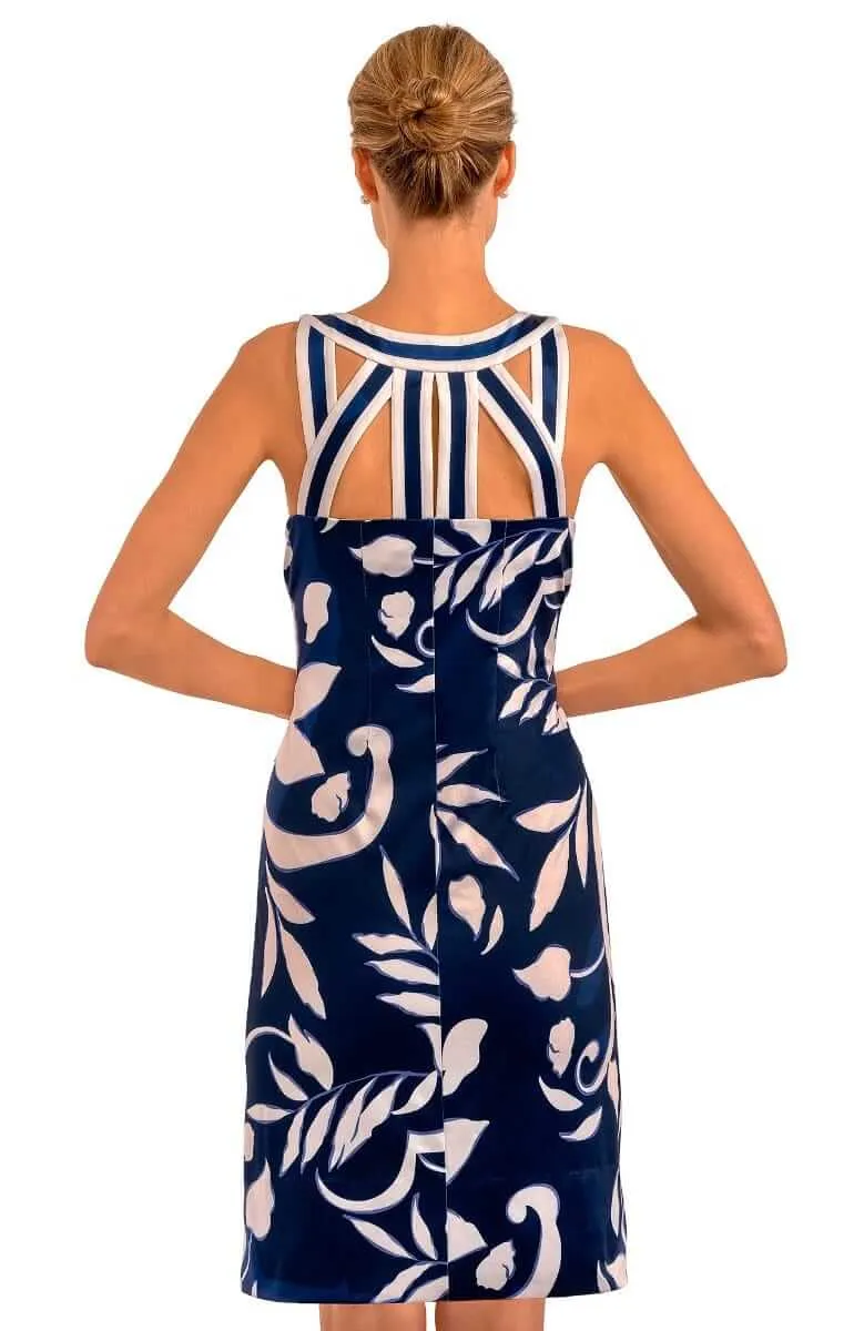 Gretchen Scott Isosceles - Full Bloom Dress - Navy*