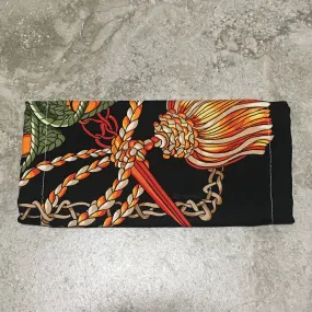 Handmade Hermes Le Timbalier Silk Scarf Face Mask