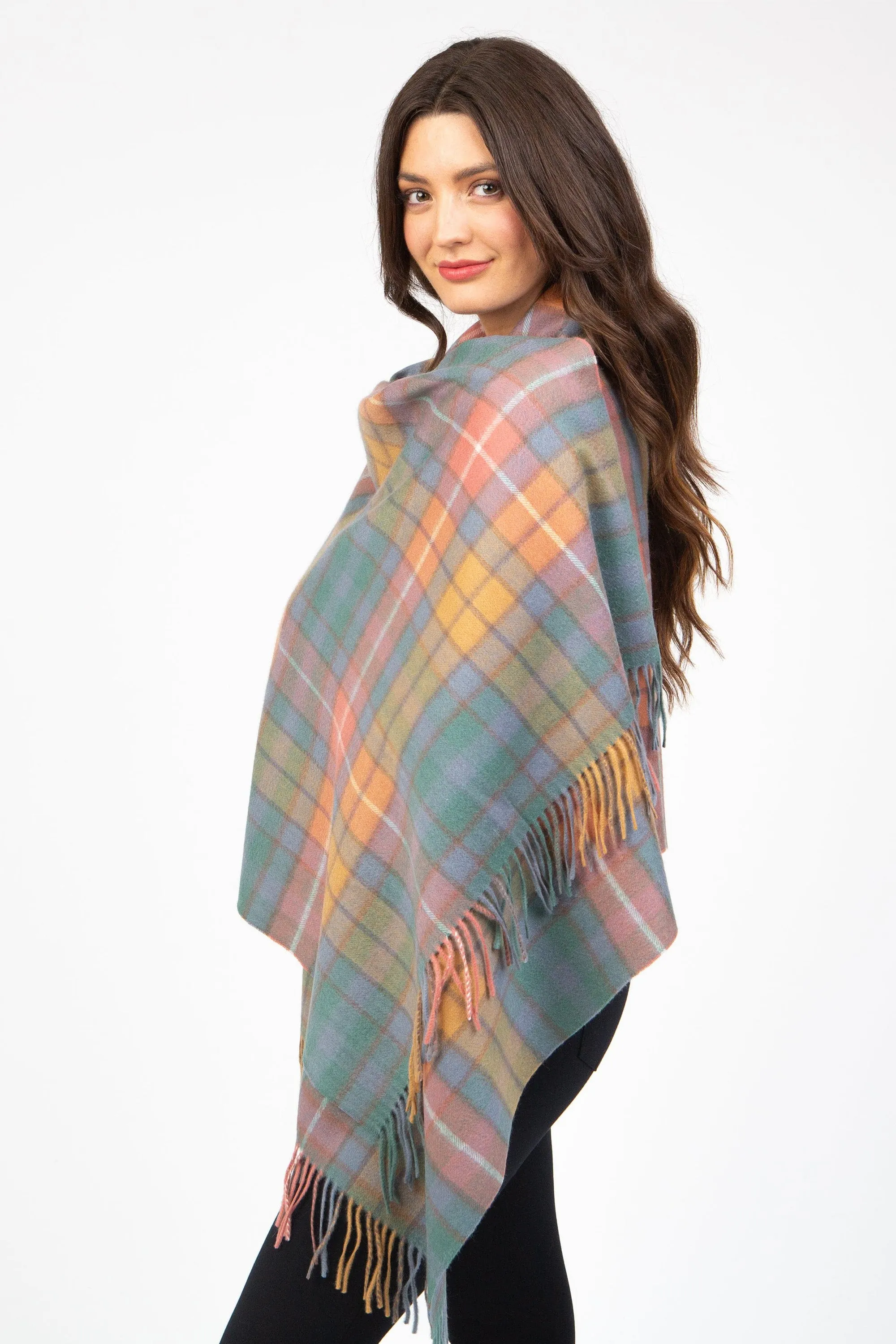 Heritage Tartan Cashmere Stole - Antique Buchanan