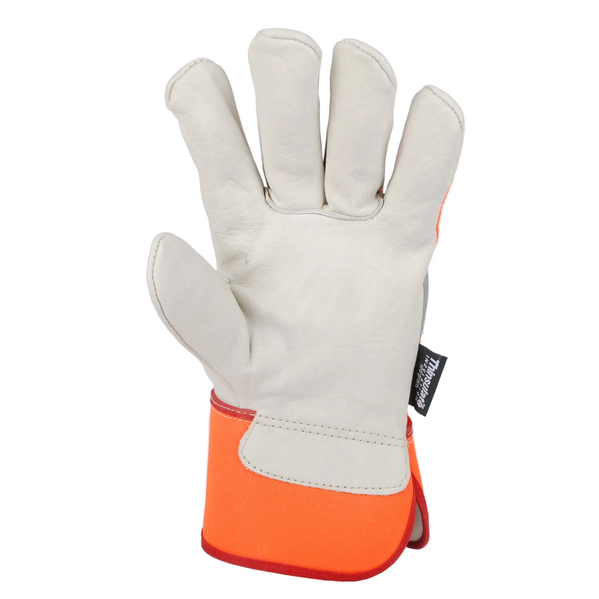 Horizon Hi Vis Cowhide Palm Lined Glove 721601ORTHL - Orange