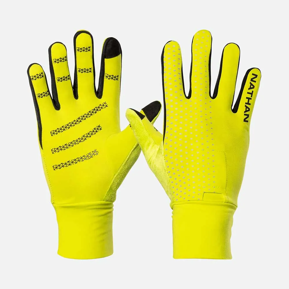 HyperNight Reflective Glove - Hi Vis Yellow/Geo Print