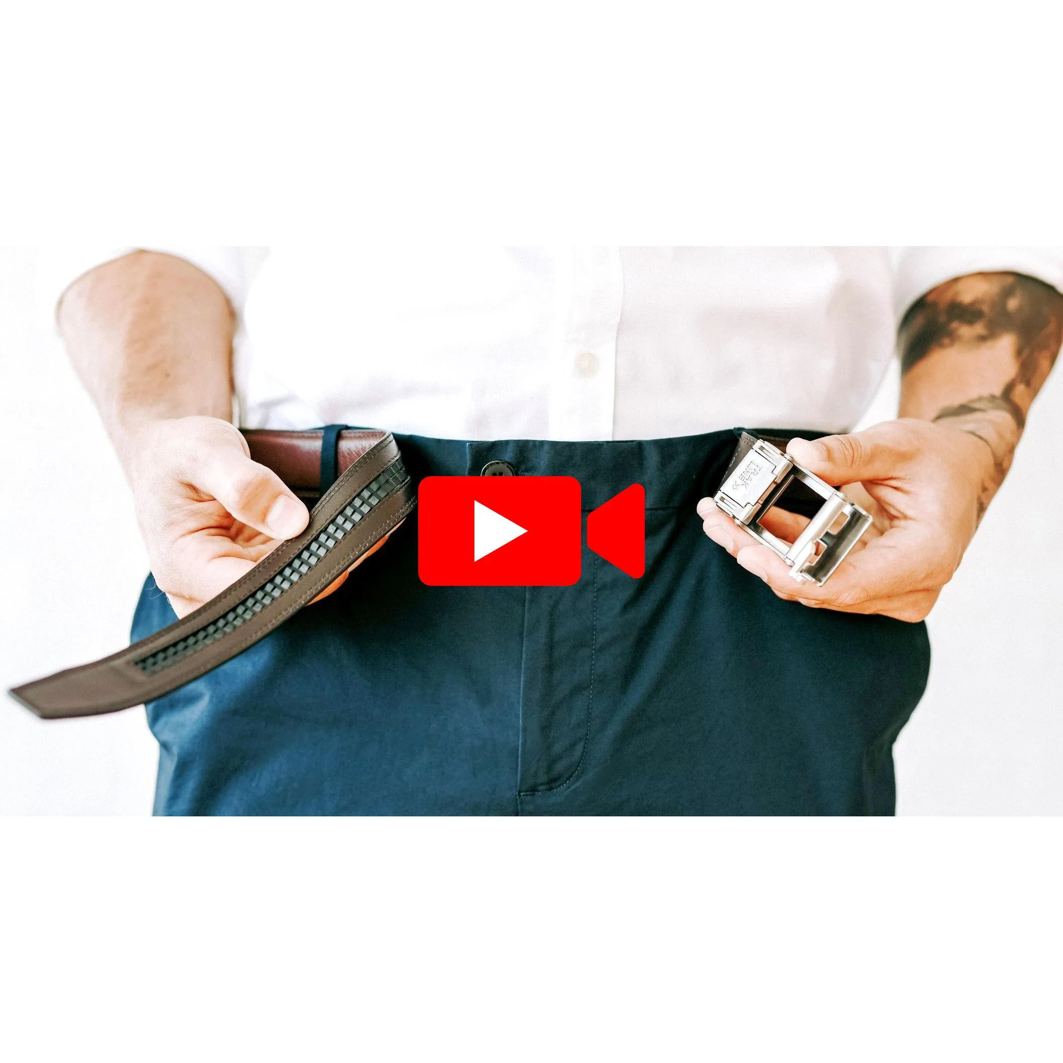 IMAGINE SLIM BUCKLE  | SLIM FULL GRAIN LEATHER BELT