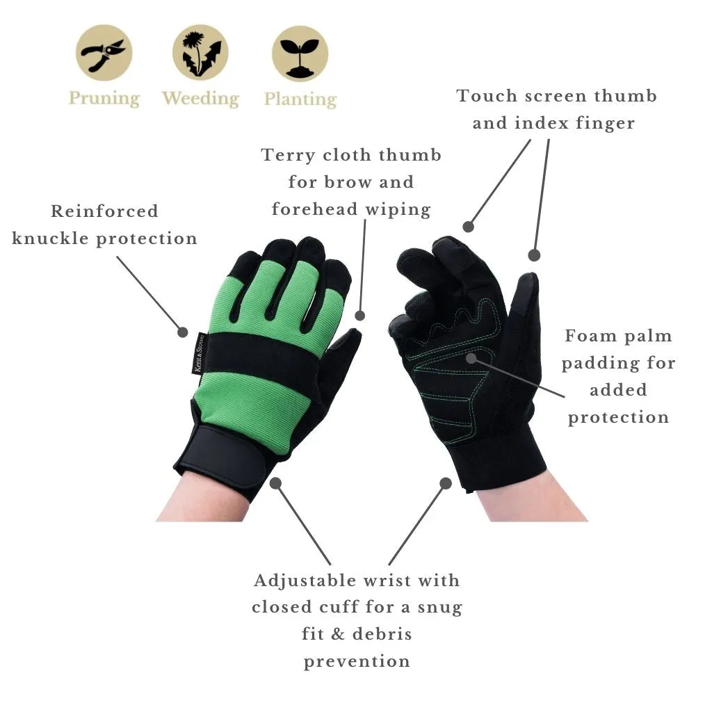 Kent & Stowe Green Flex Protect Gloves