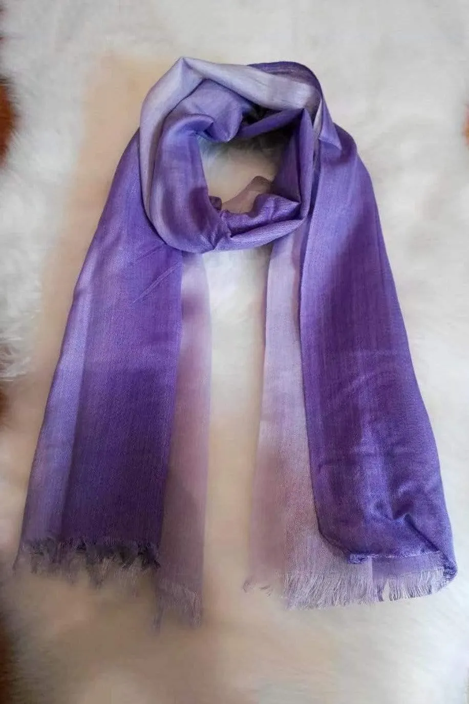 Lady's 50% Cashmere & 50% Silk Scarf