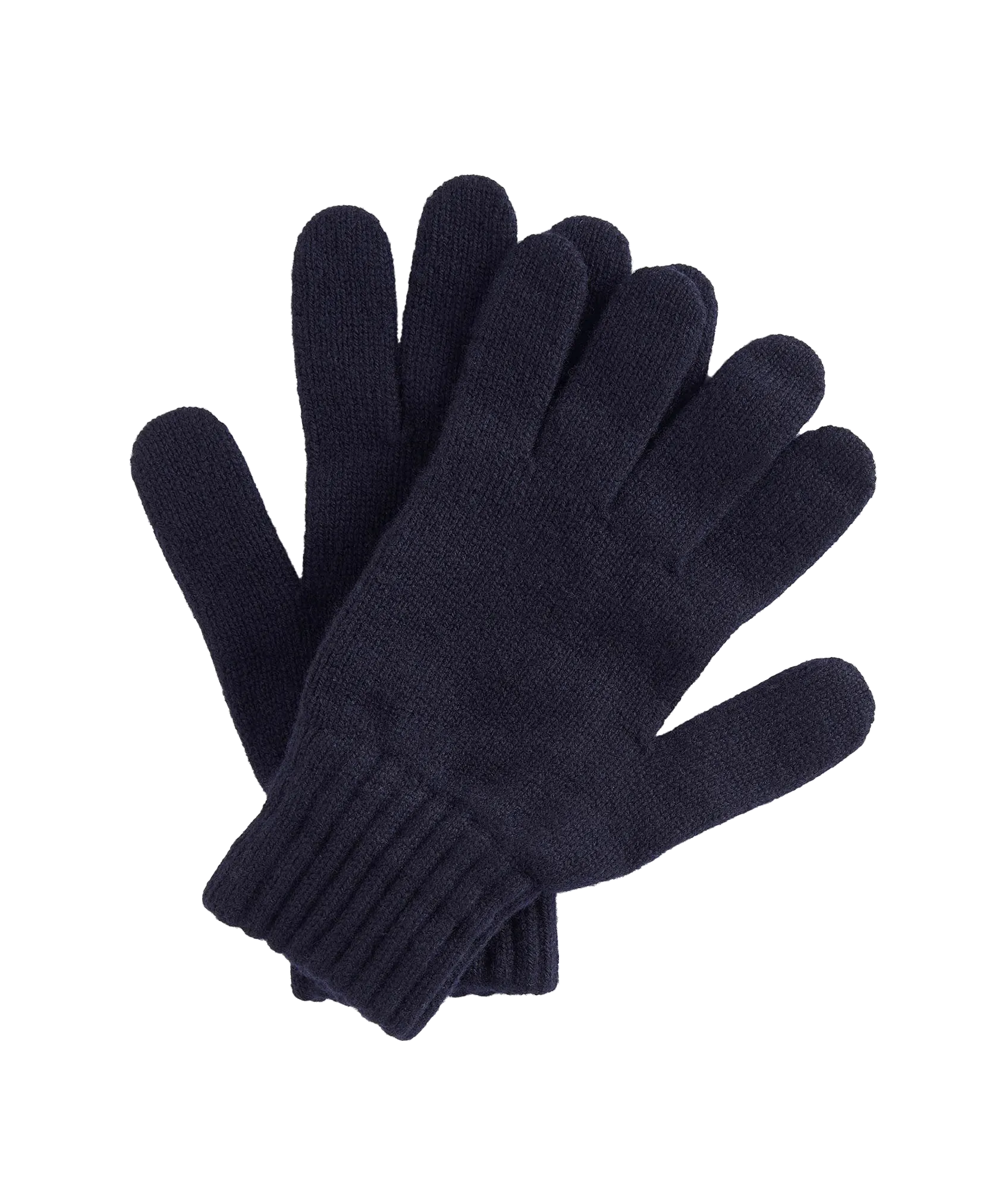 Lambswool Gloves - Navy