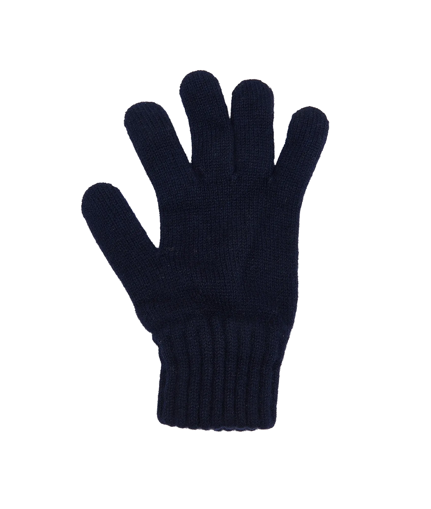 Lambswool Gloves - Navy