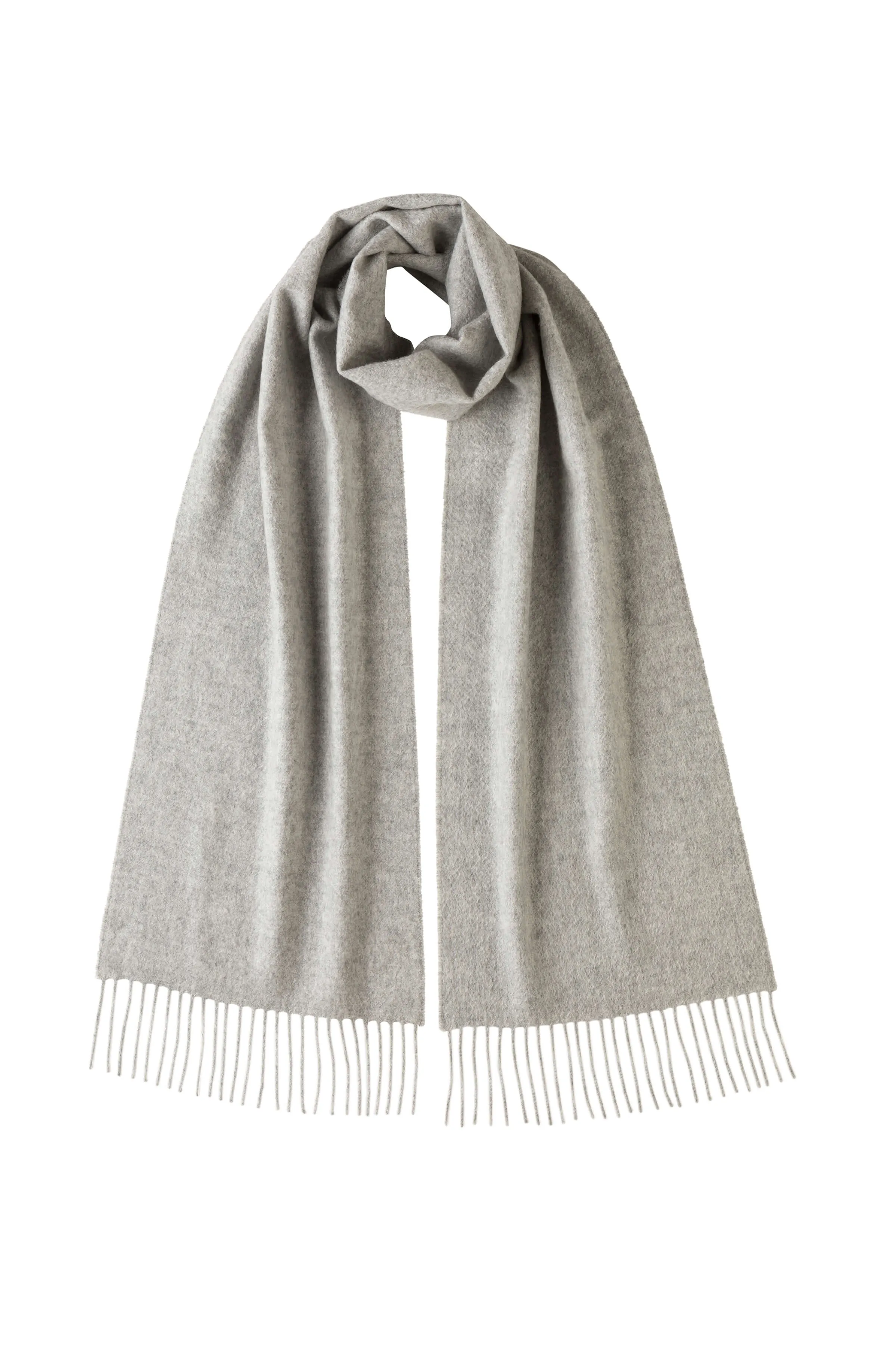 Light Grey Cashmere Scarf