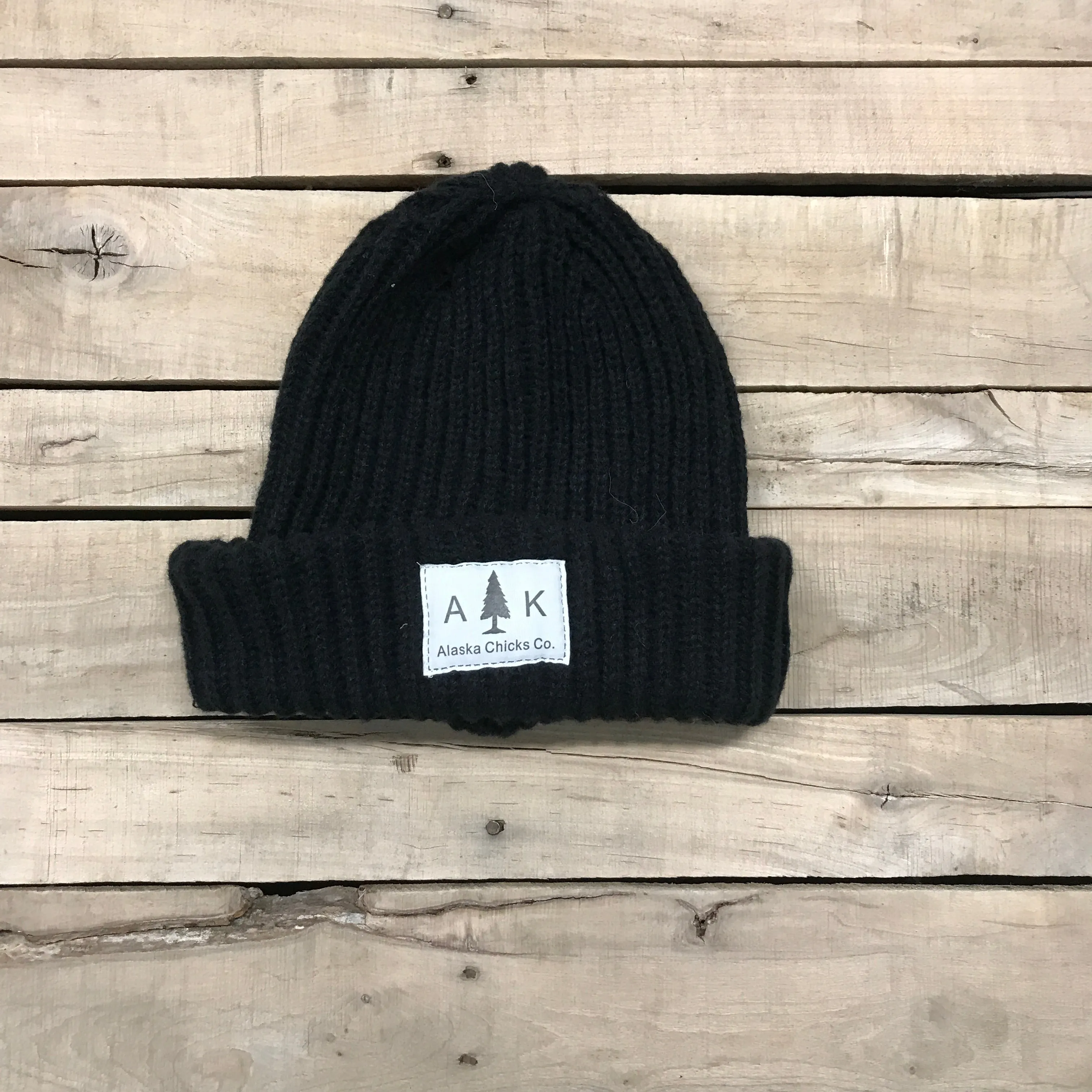 Loose Knit Cuff Beanie