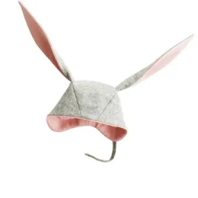 Luxe Grey Bunny Hat