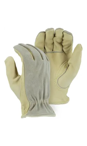 Majestic Gloves 1532 Kevlar Sewn Cowhide Leather Driver Gloves (Dozen)