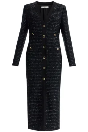 MIDI TWEED DRESS WITH SEQUINS