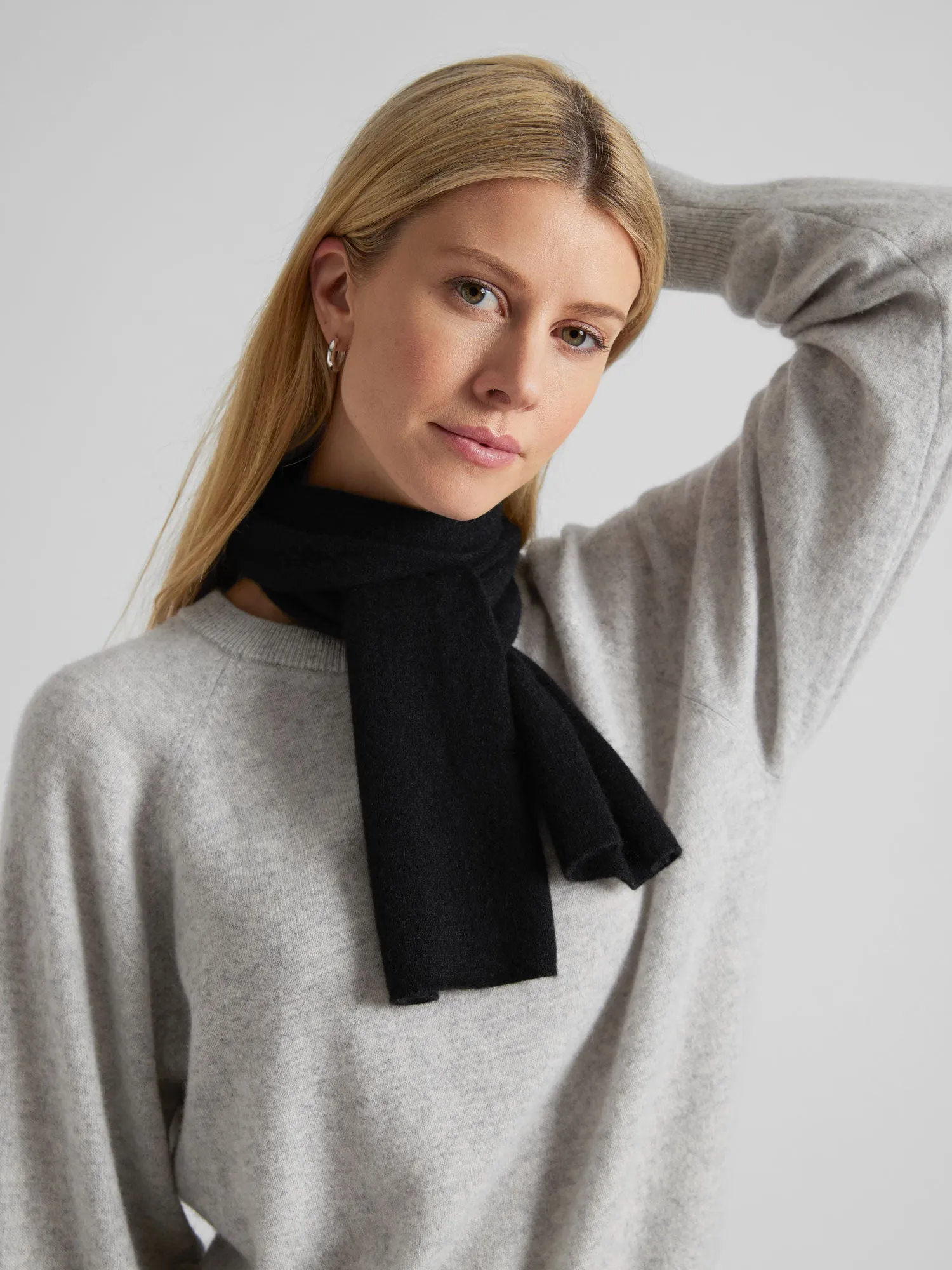 Mini scarf "Softy" - black