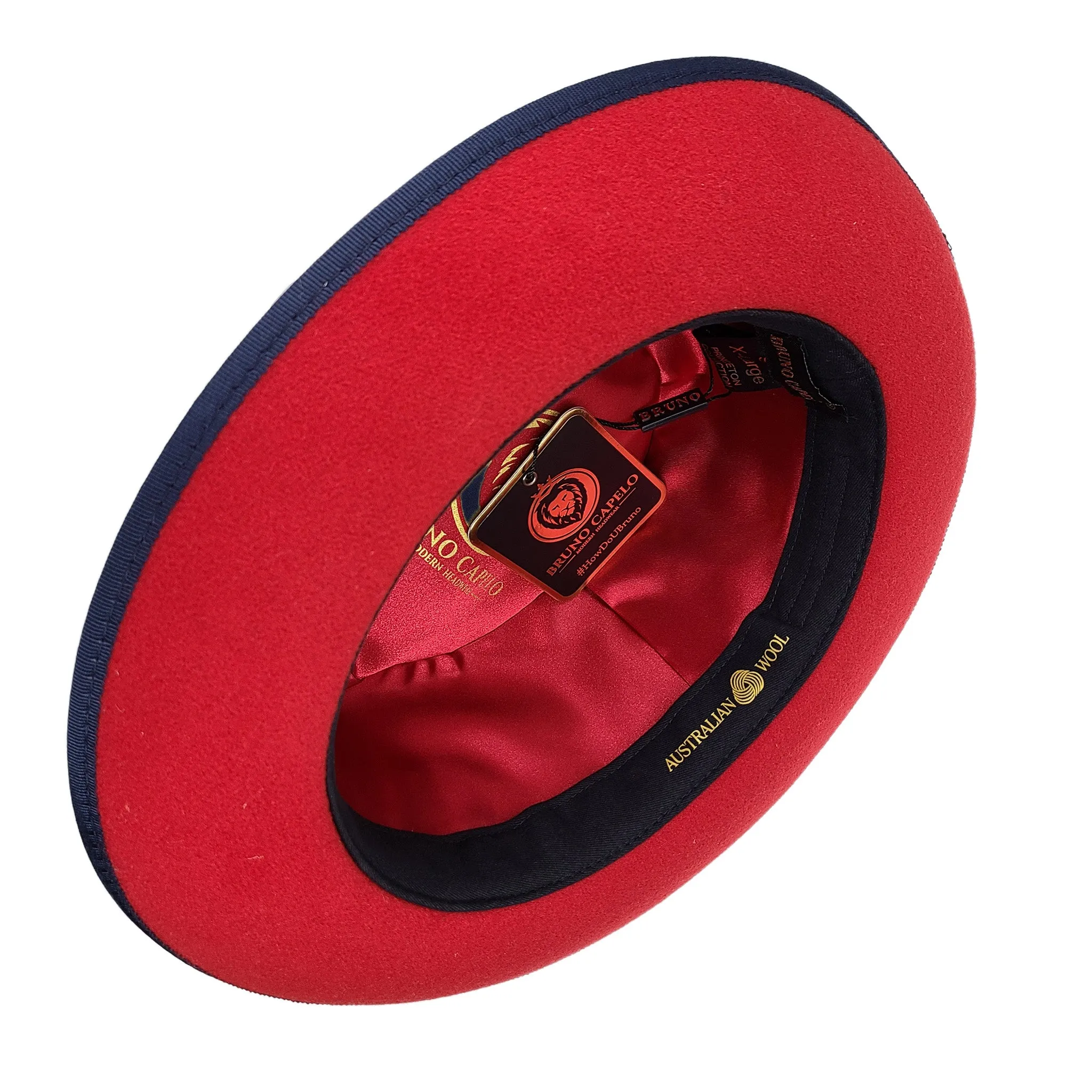 Navy/Red Contrast Bottom Hat